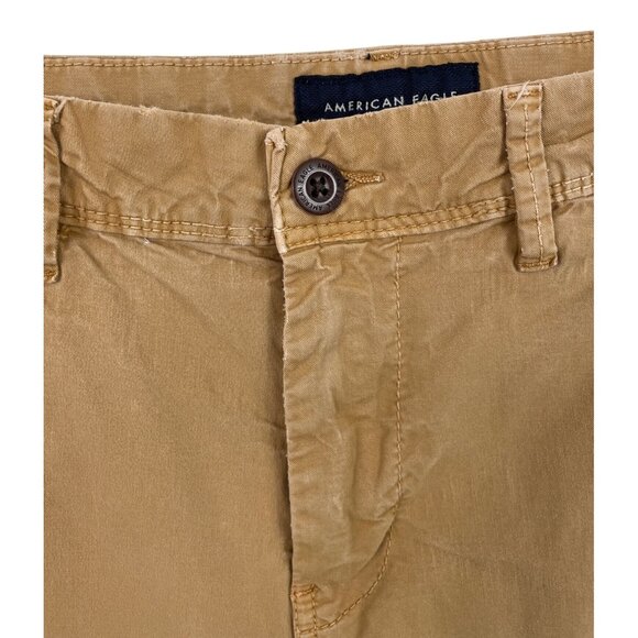 American Eagle Next Level Flex Slim Brown Chino Pants Mens Size 30x34 - Picture 6 of 11
